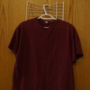 Men's Maroon T-shirt (Large)
